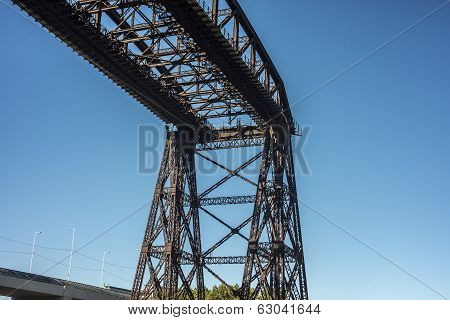 Avellaneda Bridge In Buenos Aires, Argentina.