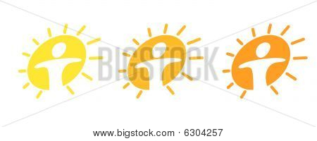 Pittogramma con sole