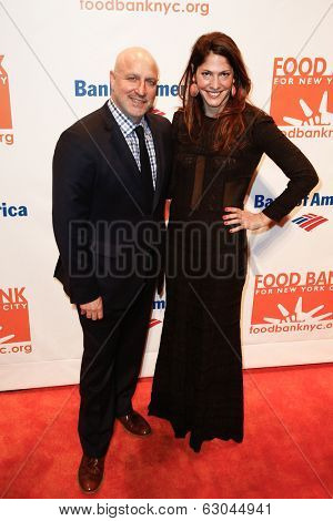 NEW YORK-APR 9: Tom Colicchio and Lori Silverbush attend the Food Bank for New York City's Can Do Awards Dinner Gala at Cipriani Wall Street on April 9, 2014 in New York City.