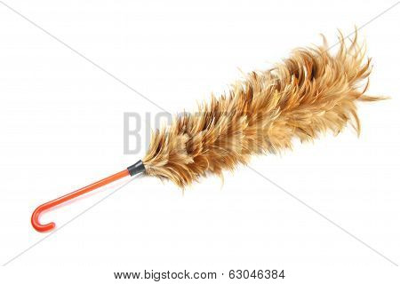 Feather Soft Duster With Plastic Handle.