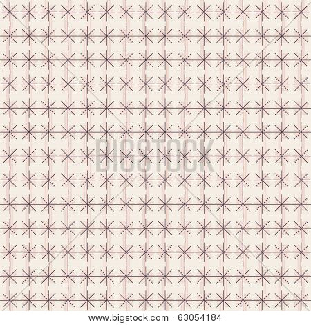 Pattern Geometric flower line