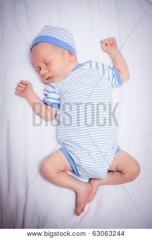 Newborn baby boy.