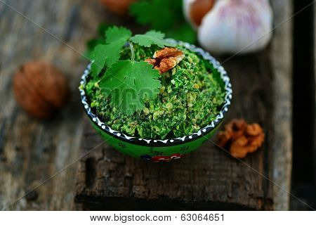 Spinach Pkhali. Georgian Appetizer