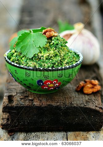 Spinach Pkhali. Georgian Appetizer