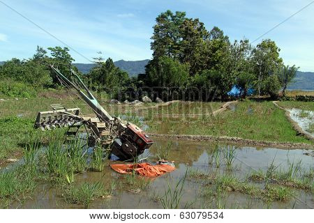 Tractor On The Field