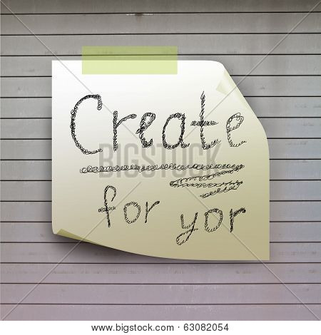 Create On Stiker