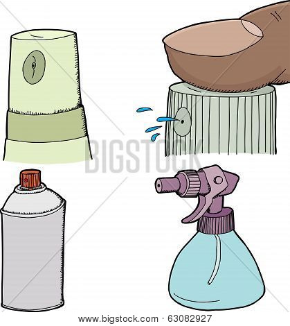 Set Of Spray Bottles