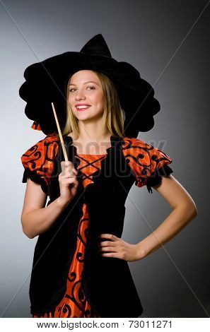 Witch doing her dirty tricks 