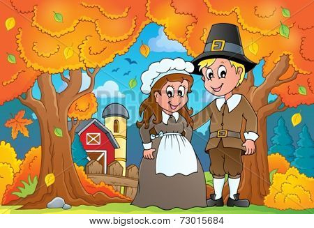 Thanksgiving theme image 7 - eps10 vector illustration.