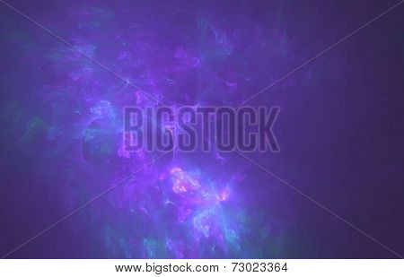 Crab nebula- the abstract illustration