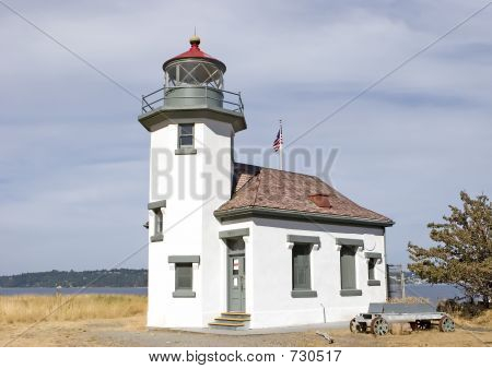 Lighthouse At Point Roberts