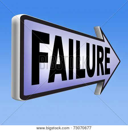 fail attempt exam or important test failure