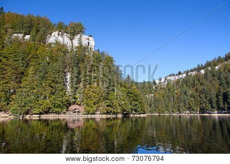 Rocky Jura mountains. Switzerland, Spetember 2014.