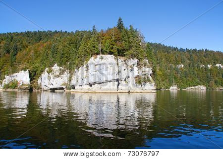 Rocky Jura mountains. Switzerland, Spetember 2014.