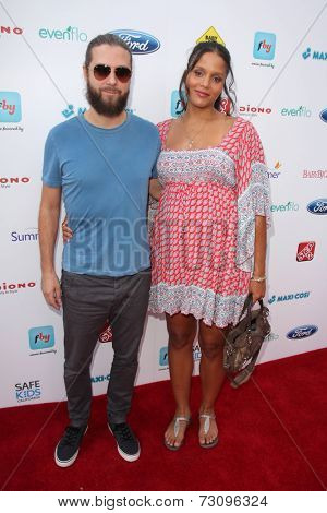 LOS ANGELES - SEP 28:  Sydney Tamiia Poitier at the 3rd Annual Red CARpet Safety at Skirball Center on September 28, 2014 in Los Angeles, CA