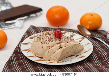 Chocolate And Orange Semifredo Ice Cream