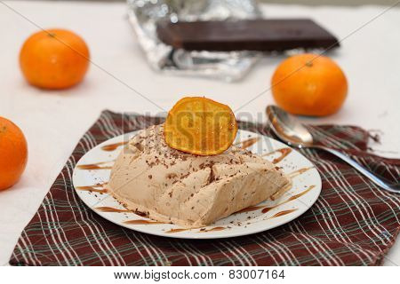 Chocolate And Orange Semifredo Ice Cream