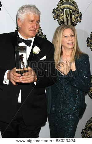 LOS ANGELES - FEB 15:  Andrzej Bartkowiak, Barbra Streisand at the 2015 American Society of Cinematographers Awards at a Century Plaza Hotel on February 15, 2015 in Century City, CA