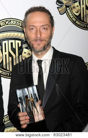 LOS ANGELES - FEB 15:  Emmanuel Lubezki at the 2015 American Society of Cinematographers Awards at a Century Plaza Hotel on February 15, 2015 in Century City, CA