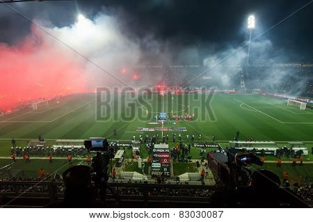Paok Vs Olympiacos Greek Superleague