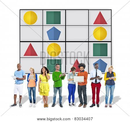 Sudoku Puzzle Problem Solving Leisure Games Concept