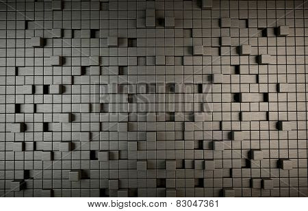 Abstract 3D background of cubes