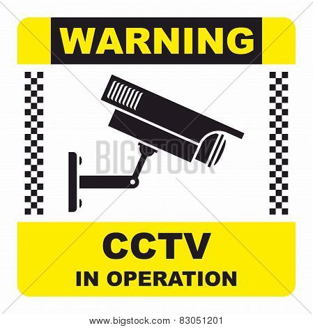 Video surveillance sign