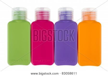 Small Colored Plastic Bottles For Traveling