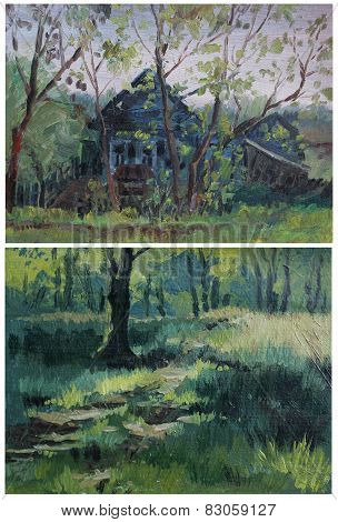 Etude Oil Paints Landscape