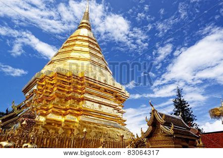 Doi Suthep Temple in Chiengmai, Thailand