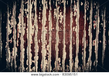 Rusty Scratch Wooden Texture In Horrifying Grunge Concept Background