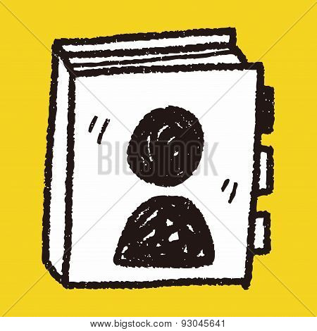Phone Book Doodle