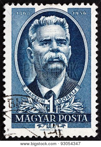 Postage Stamp Hungary 1951 Maxim Gorky, Russian Writer