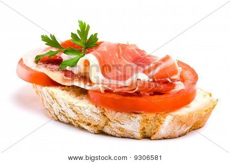 Spanish Ham And Tomato