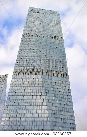 Moscow. Russia - May 23.2015. The Moscow International Business Center. Mibc Is One Of  Largest Cons