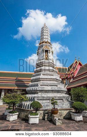 White pagoda in Thailand