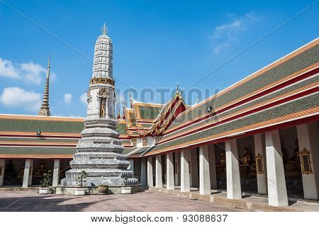 White pagoda in Thailand