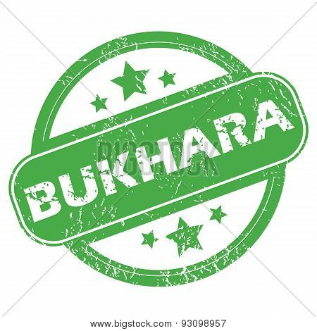 Bukhara green stamp