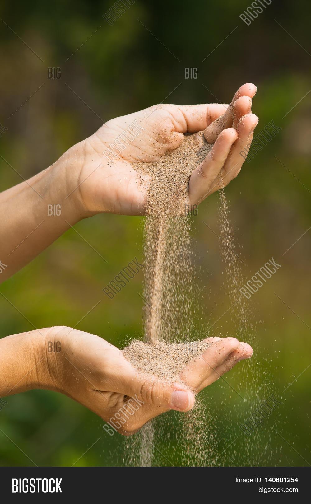 Sand Pouring One Hand Image & Photo (Free Trial) Bigstock