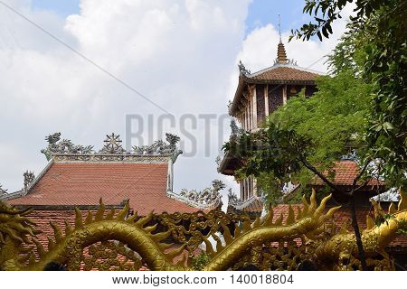 Chau Thoi temple in Binh Duong province Vietnam