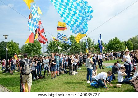 Pilgrims With Flags, World Youth Day 2016