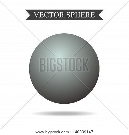 3d Sphere Concept Vector Realistic Illustration Isolated