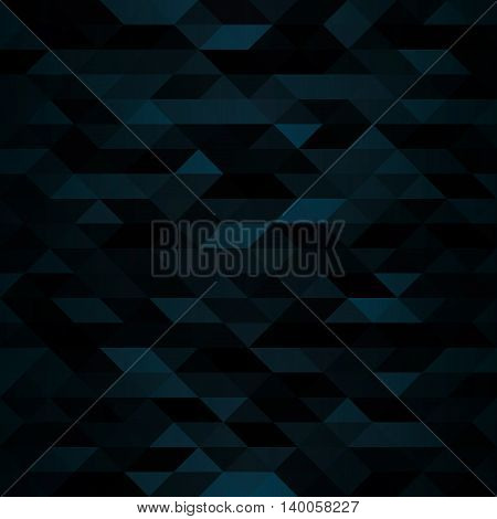 Creative Triangular Polygonal Dark Mosaic Background. Look like coal or futuristic military camouflage. Vector illustration