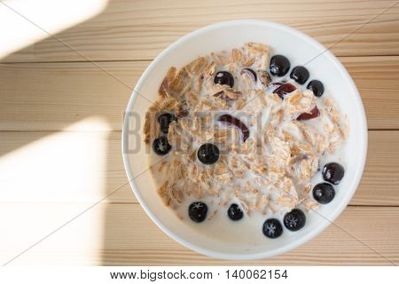Healthy Breakfast With Aronia