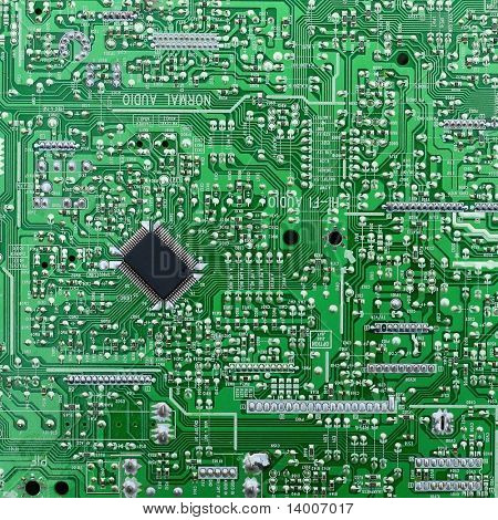 Доска с электронный чип