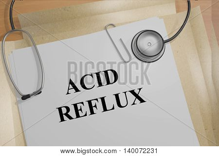 Acid Reflux - Medical Concept