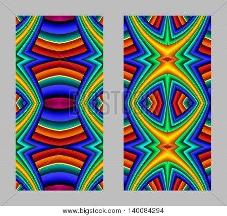 Mobile phone cover back with beautiful Pattern in fractal design.