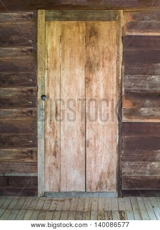 the Old wood door texture and background