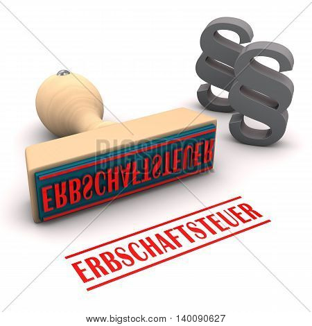 Stamp Paragraphs Erbschaftsteuer