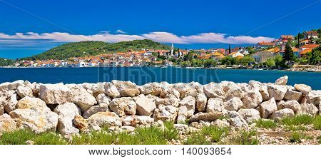 Town of Kali panoramic view Island of Ugljan Croatia